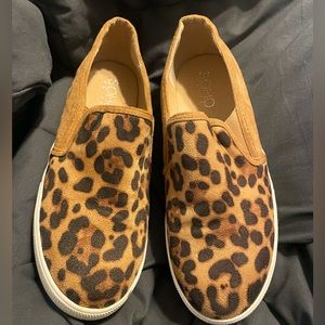 SOHO Elite Wild Leopard Print Slip On Women’s Shoes Size 9